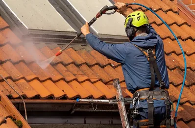 Démoussage et hydrofuge de toiture à Bazinval